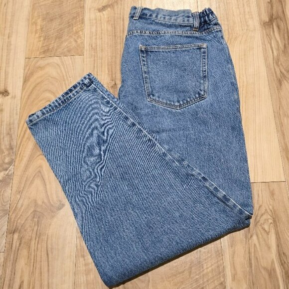 Vintage Eddie Bauer Mom Jeans 18 Petite Womens 90s/y2k High Rise Stonewash 36x30 - Picture 6 of 11